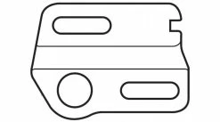 Lapierre Patte De Dérailleur Type 00525018 Noir