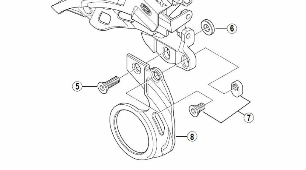 Shimano Distance Disque (E- Type-Tretlager Fixation) (Nr. 6) 1 Shimano Distance Disque (E- Type-Tretlager Fixation) (Nr. 6)