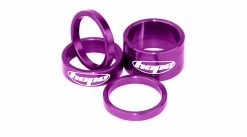 Hope Space Doctor Aluminium Bague D'espacement 1 1/8" Anodisé (2x5, 1x10, 1x20mm) 10 Hope Space Doctor Aluminium Bague D'espacement 1 1/8" Anodisé (2x5, 1x10, 1x20mm) -VTT semi Soldes Boutique VOZ HoSPD li il