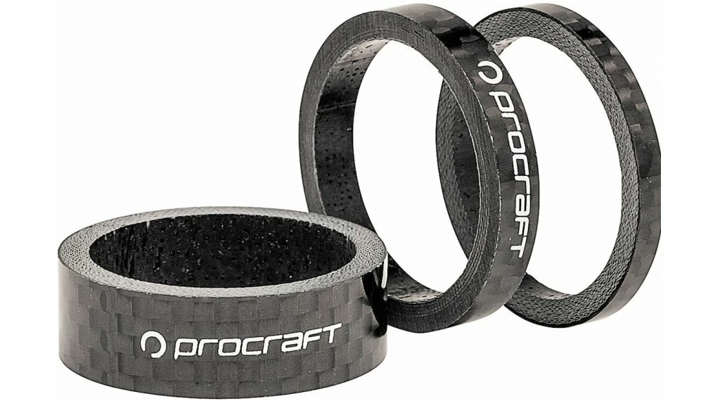 Procraft Carbone Spacer- Set 1 1/8" 1 Procraft Carbone Spacer- Set 1 1/8"