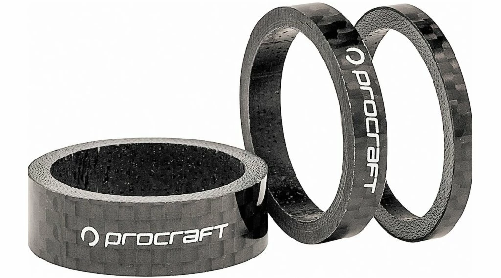 Procraft Carbone Spacer- Set 1" 1 Procraft Carbone Spacer- Set 1"