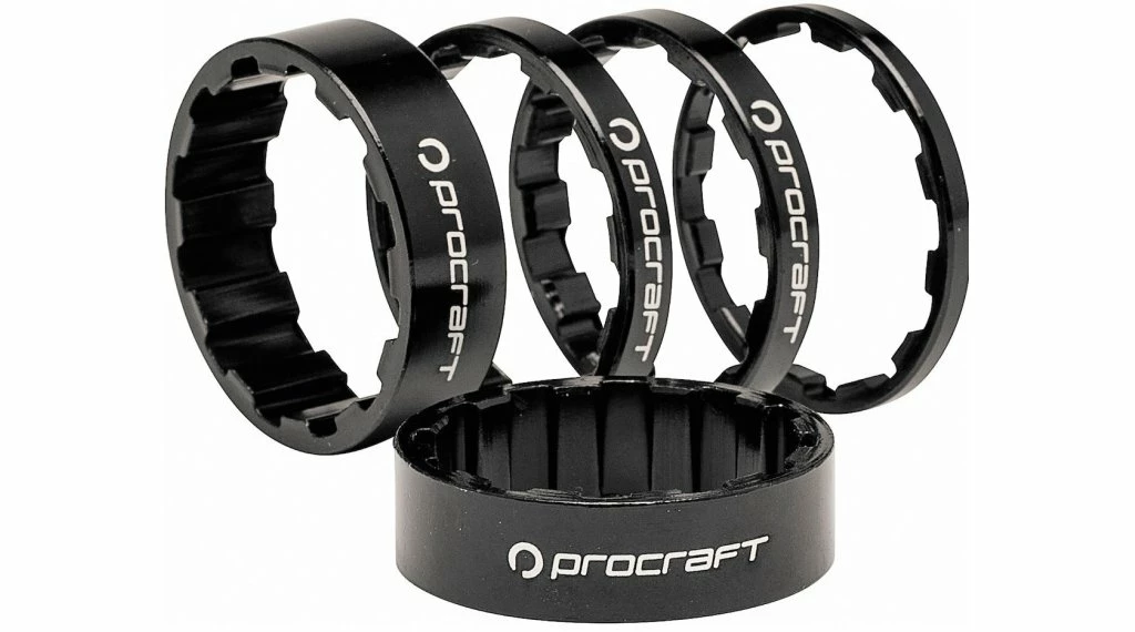 Procraft Superlight Spacer- Set 1 1/8" 1 Procraft Superlight Spacer- Set 1 1/8"