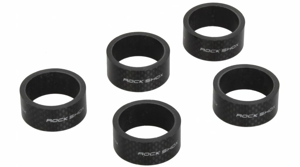 Rock-shox Rock Shox Carbone Spacer 1 1/8" 3K (5 Pièce(s)) 1 Rock-shox Rock Shox Carbone Spacer 1 1/8" 3K (5 Pièce(s))